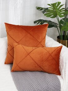 1入組針襇靠墊套不附帶墊芯 - 橘色 - 查看 1