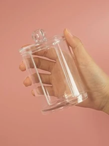 1 Soporte organizador de acrílico transparente para almohadillas faciales cosméticas, organizador de almacenamiento y exhibición para removedores de maquillaje, decoración de habitación, bolsas, bolsa de maquillaje, tocador, viaje, bolsa de viaje, artículos esenciales de viaje, organizador, almacenamiento, artículos esenciales de viaje, organizador de maquillaje, bolsas de maquillaje, organizador de maquillaje, organizador, bolsa de aseo, organizador de escritorio, bolsa cosmética, bolsa de maquillaje, organizador de maquillaje, accesorios de tocador, bolsa de maquillaje, bolsas de maquillaje, joyero, bolsa, soporte para brochas de maquillaje, soporte para brochas, organizador de perfumes, bolsa, regalos para mujeres, regalos de Navidad, ideas de regalo para mujeres, decoración de habitación - transparente - Ver 2