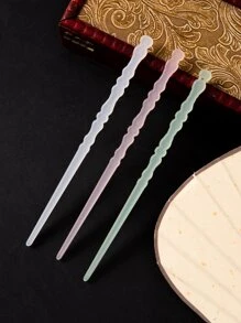 3 cái Ghim Tóc Tối giản - Nhiều màu - Xem 2