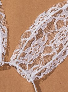 Băng đô Trang phục Tai thỏ - trắng - Xem 3