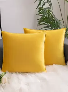 1 vỏ đệm chắc chắn không có chất độn - Màu Mù tạt vàng - Xem 1