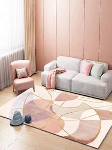 1 tấm thảm hoa văn trừu tượng - Nhiều màu - Xem 1