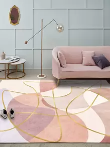 1 tấm thảm hoa văn trừu tượng - Nhiều màu - Xem 2