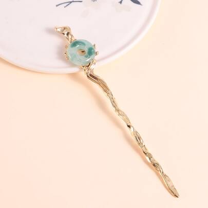 Round Decor Hair Pin