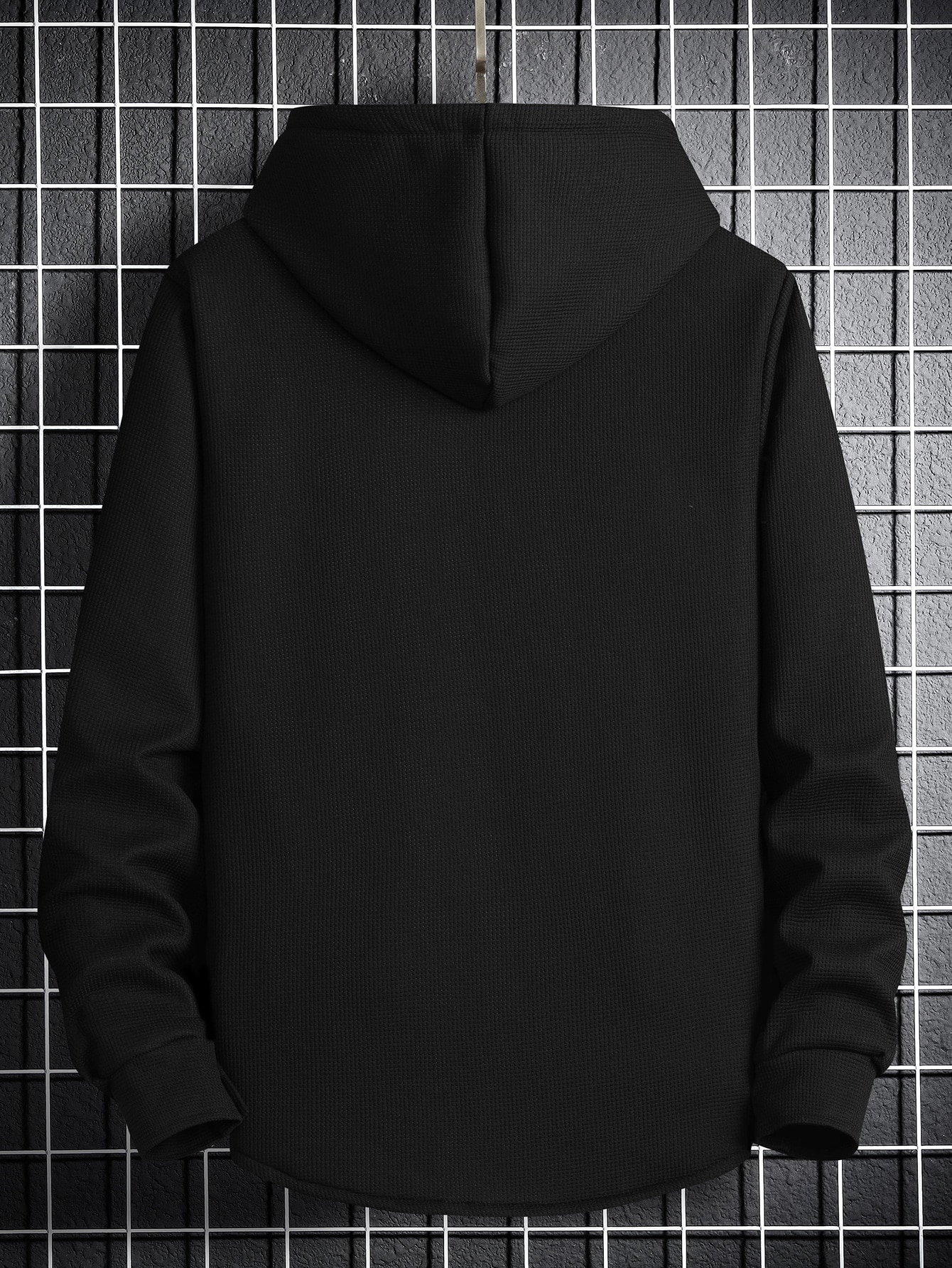 Manfinity Homme معطف رجالي مبطن حراريًا بقلنسوة قط...