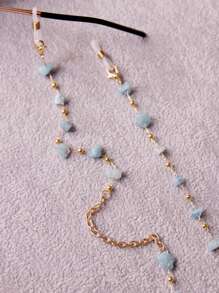 Stone Decor Glasses Chain - Multicolor - View 2