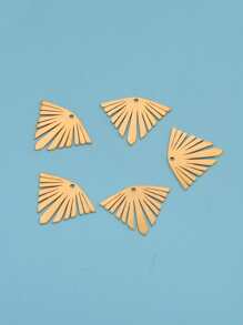 5入組幾何DIY吊墜 - 金黃色 - 查看 2