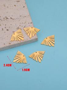 5入組幾何DIY吊墜 - 金黃色 - 查看 4