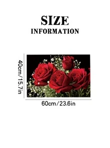 1入組花卉圖案廚房地墊 - 彩色 - 查看 3