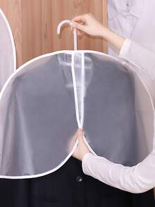 1pc Clear Clothing Cover - Clear - View 2