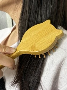 salon fashion 可爱猫耳按摩梳，是头发护理和按摩的理想选择，包含发刷、边缘梳、解结梳、球形梳、迷你梳子套装、木梳、发刷、梳子、后梳、发刷、边缘梳、梳子套装、梳子、迷你梳、解结梳、美发工具、发刷、美发设备、发型、美发、发刷、梳子套装、梳子、卷发梳、解结梳、女士发刷、理发师、理发配件、理发店、美发设备 - 杏色 - 查看 7