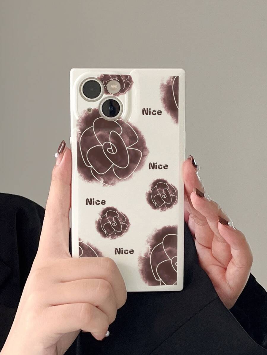 Floral Pattern Phone Case - Multicolor - View 1