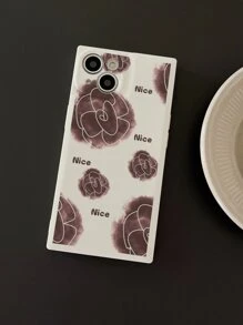 Floral Pattern Phone Case - Multicolor - View 3