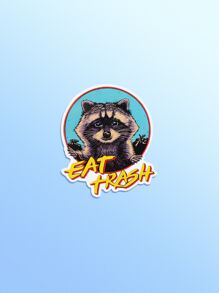 Vincenttrinidadart 1張字母圖案筆記本貼紙 - 彩色 - 查看 1