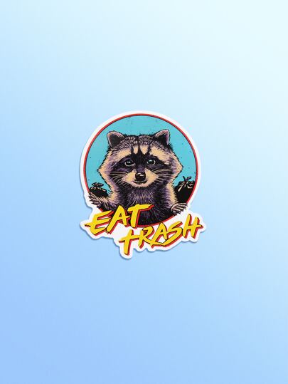 Vincenttrinidadart ملصقات لابتوب بطباعة أحرف ورقة واحدة