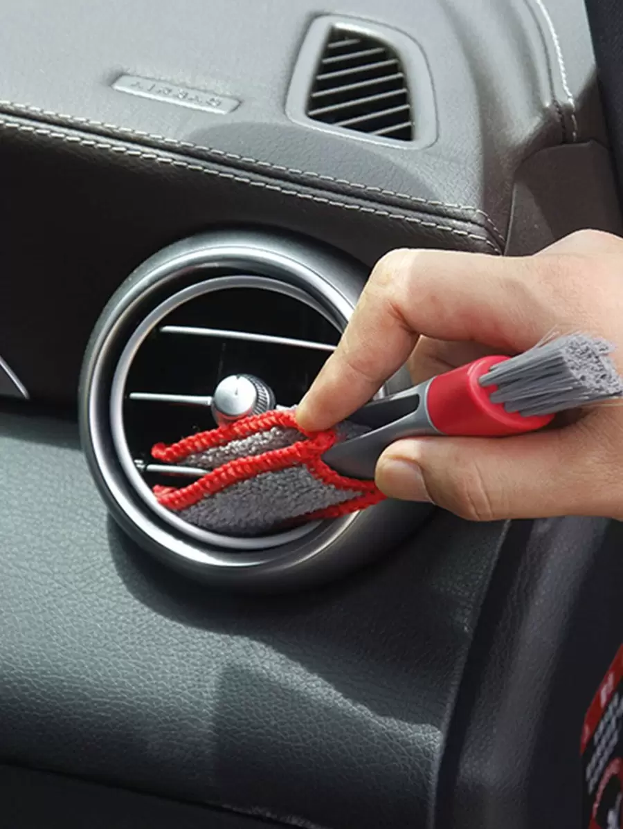 1 pieza Cepillo de limpieza de salida de aire del coche