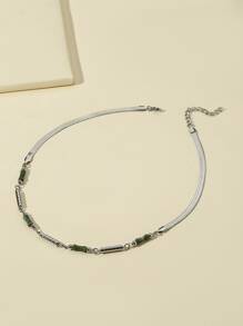 Collar con diseño de cuenta - Multicolor - Ver 2