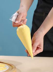 100 piezas Bolsa de pastel desechable - transparente - Ver 5