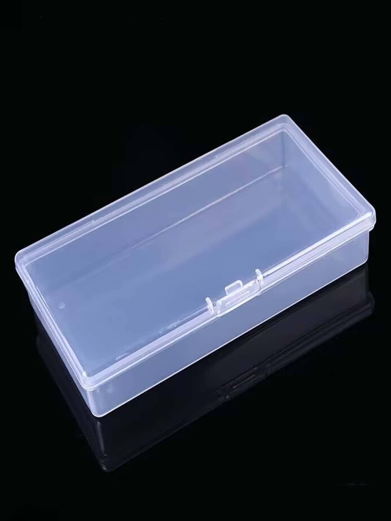 1pc Clear Storage Box, Transparent PP Multifunction Jewelry Box For Home