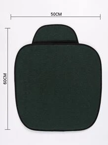 đệm ghế ô tô đồng màu - xanh quân đội - Xem 3
