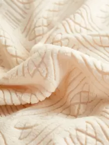 1入組幾何簇絨沙發座套 - 米色 - 查看 6