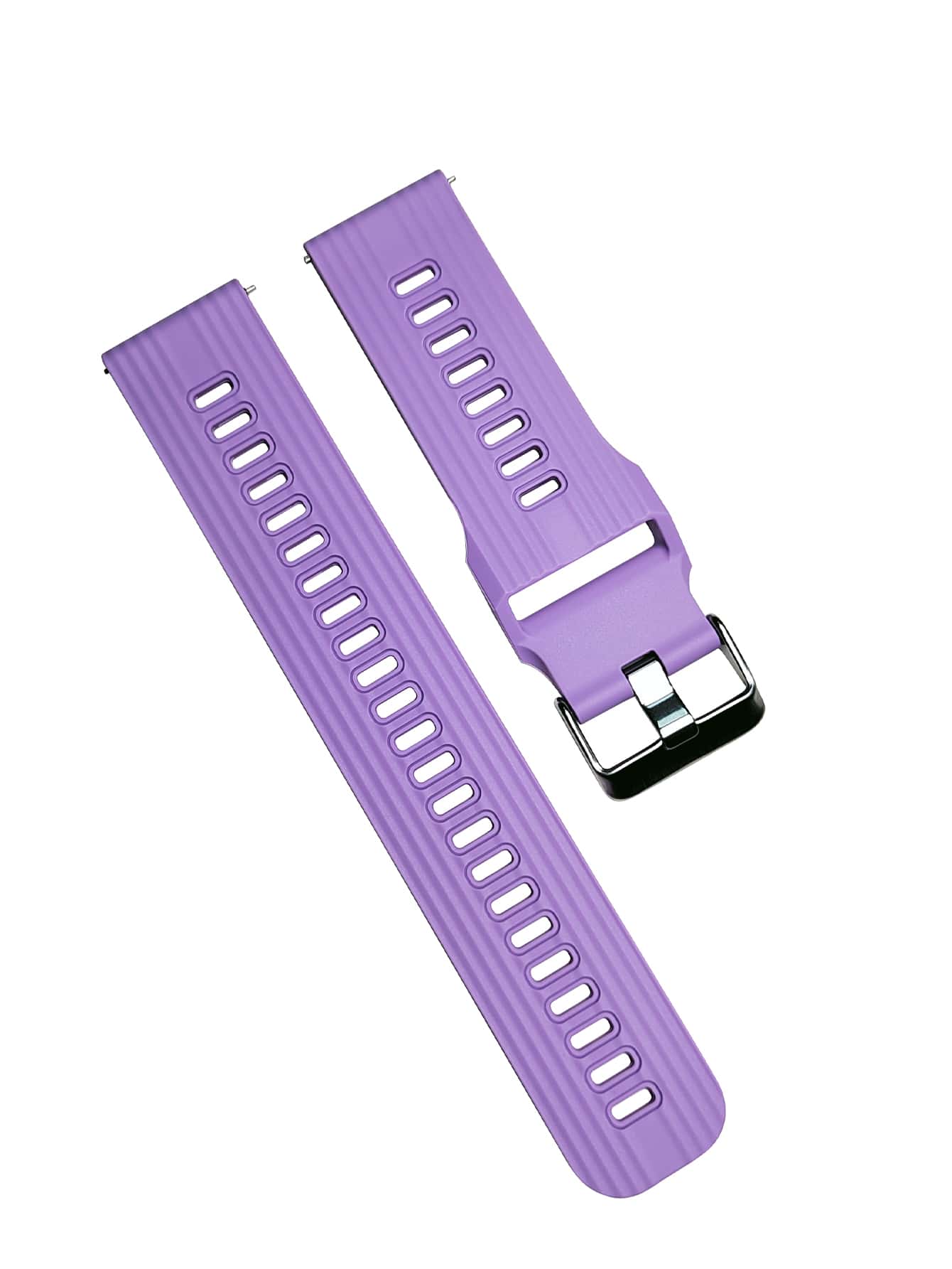 Solid Silicone Watchband - Purple - View 1