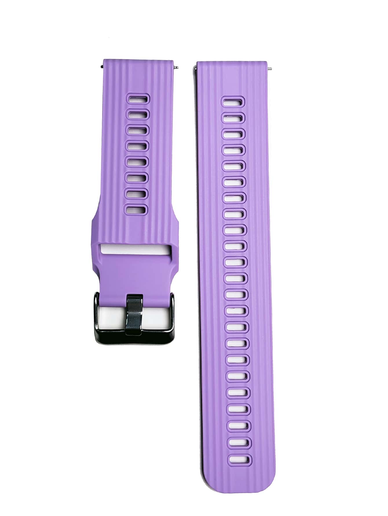 Solid Silicone Watchband - Purple - View 3