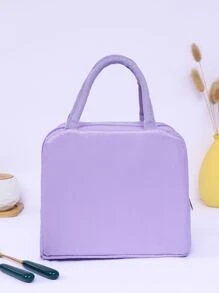 1pc Daisy Print Lunch Bag - Multicolor - View 2