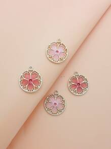 4入組花DIY吊墜 - 彩色 - 查看 1