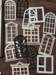 一包20張中空窗材料紙辦公文具