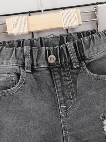 Niñito Jeans desgarro con lavado