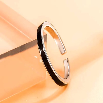 Two Tone Cuff Ring