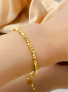 Geo Decor Bracelet - Yellow Gold - View 3