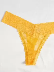 5pack Floral Lace Panty, Sexy Lingerie
