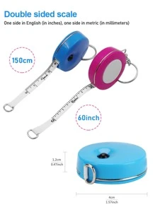 1 bandă de măsurare aleatorie de culoare - Multicolor - Vizualizare 4