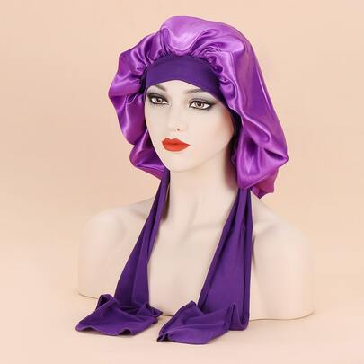 Solid Hair Bonnet