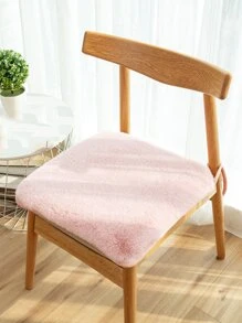 Cuscino per sedia monocolore morbido - Rosa - Visualizzare 1