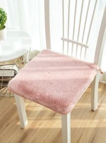 Cuscino per sedia monocolore morbido - Rosa - Visualizzare 2