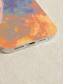 Astronaut Pattern Phone Case - Multicolor - View 2