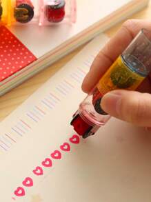 1 件随机图案滚轮印章