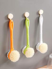 1pc Long Handle Random Color Cleaning Brush - Multicolor - View 4