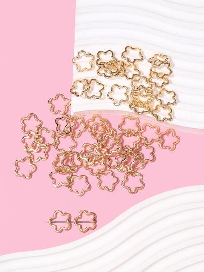 50pcs Flower Design DIY Jewelry Accessory For DIY Jewelry Making Valentines