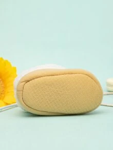 Baby Drawstring Detail Thermal Lined Boots - Apricot - View 2