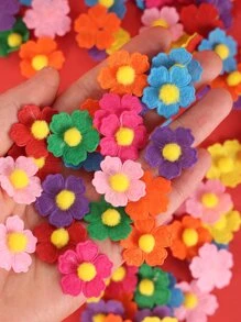 100pcs Flower Design Throwing Confetti - Multicolor - View 1