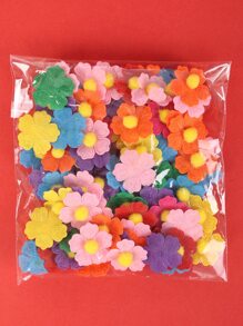 100pcs Flower Design Throwing Confetti - Multicolor - View 3