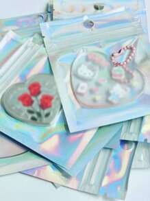 10件/50件/100件彩色全息派对礼品袋