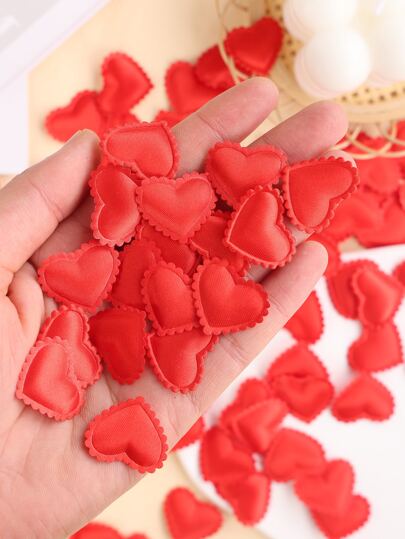 100入組情人節心形散裝裝飾,派對裝飾必備