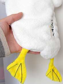 1 pieza Toallita con diseño de dibujos animados - Blanco - Ver 2