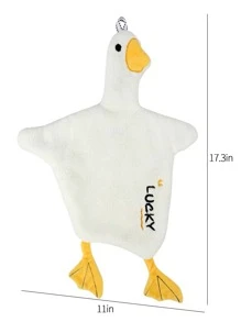 1 pieza Toallita con diseño de dibujos animados - Blanco - Ver 3