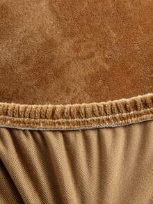 1入組素色有彈性椅套 - 駝色 - 查看 5